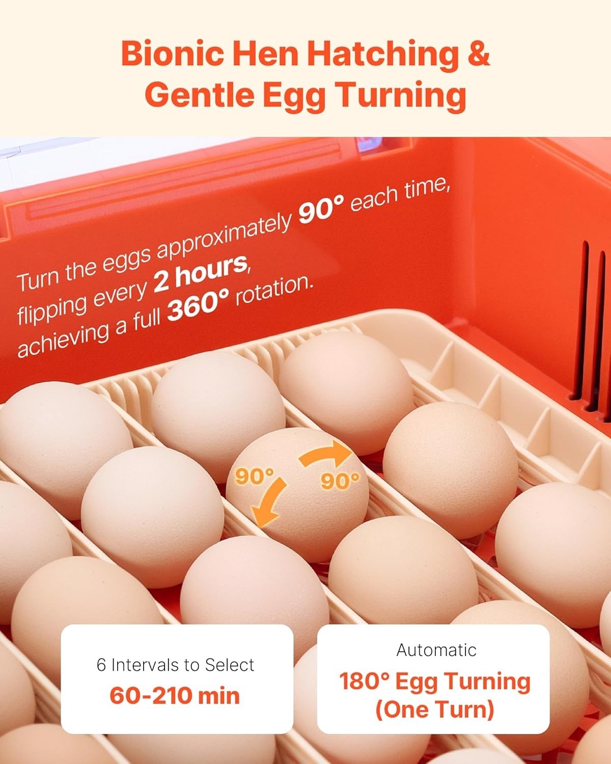 MATICOOPX 20 Egg Incubator with Humidity Display Egg Candler Automatic Egg Turne