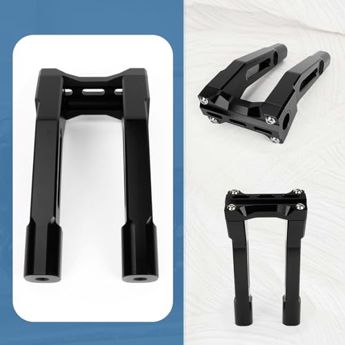 10" Height Motorcycle Handlebar Riser - Motorcycle 1" Pull Back riser for