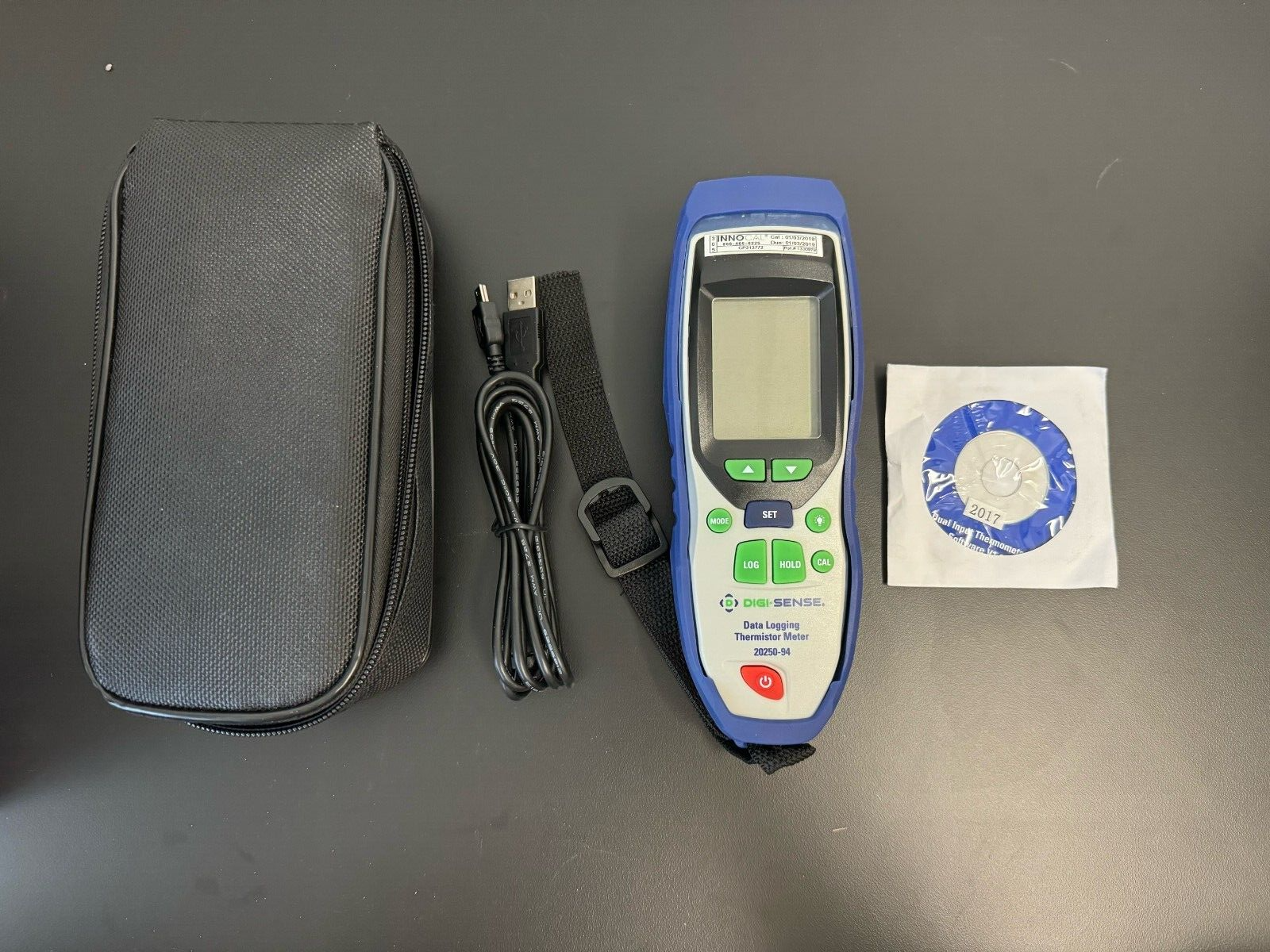 Digi-Sense EW-20250-94 Thermistor Thermometer 2-Input Data Logging