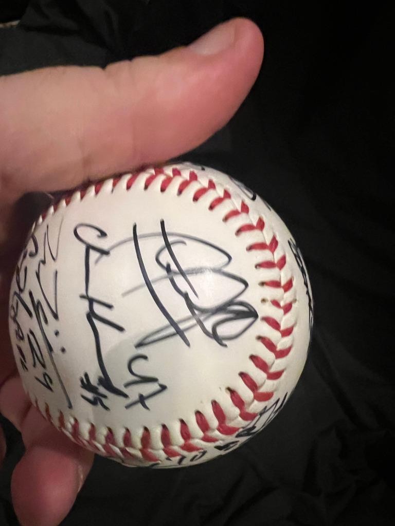 Original Authentic Player Signature Signed Team Brooklyn Cyclones Baseball 2011