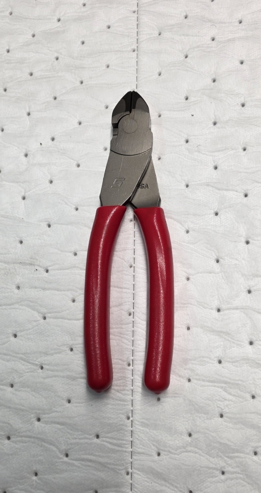 New Snap-On 7" Red Diagonal Cutter 87BCF