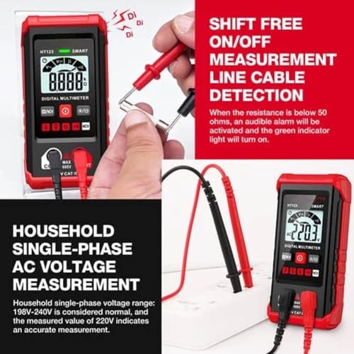 Ht Automatic Digital Multimeter,Tm-510 4000 Counts Smart Digital 1 PCS