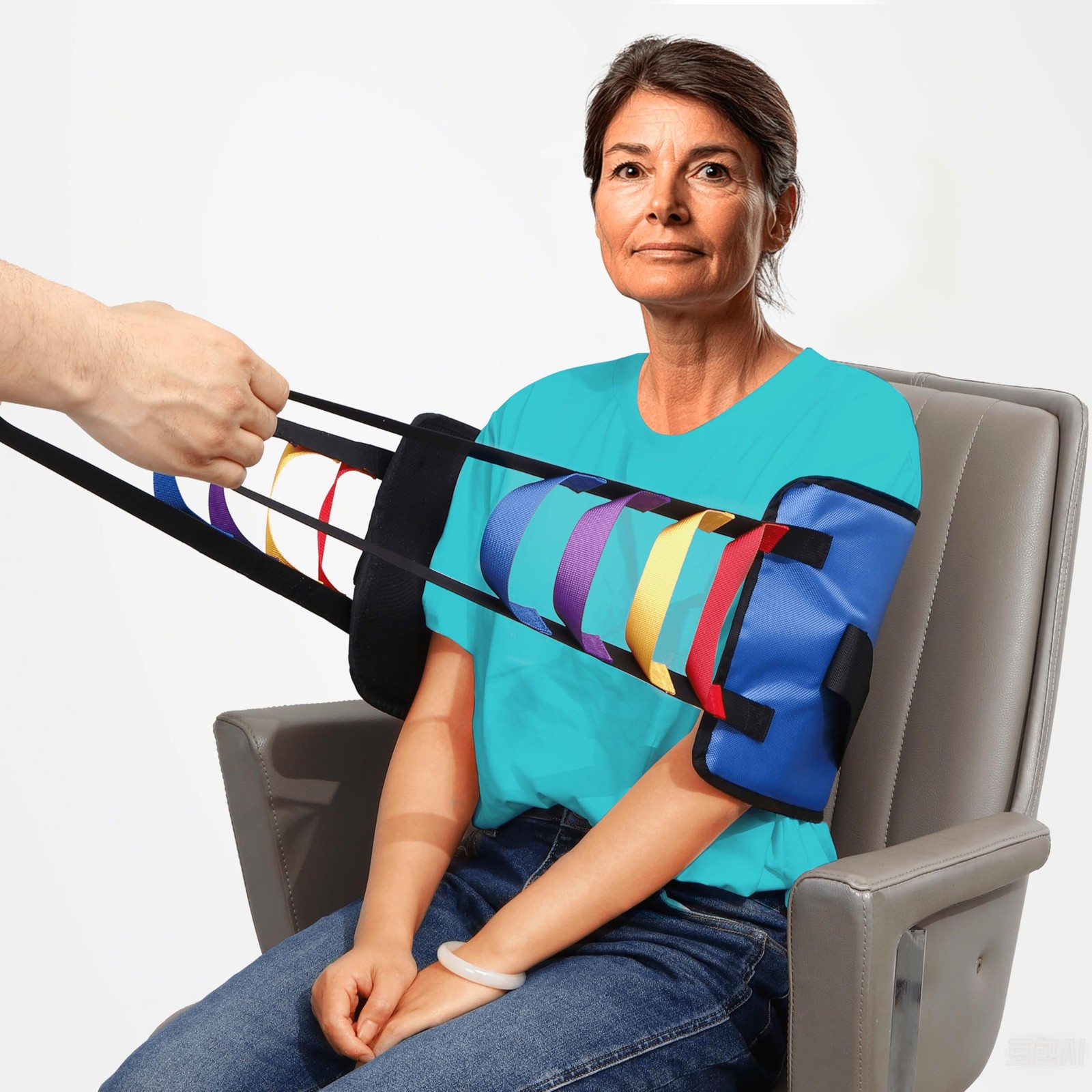 Sit to Stand Lift Sling with Torso Belt (72"x9.8"), Patient Transfer Aid for ...