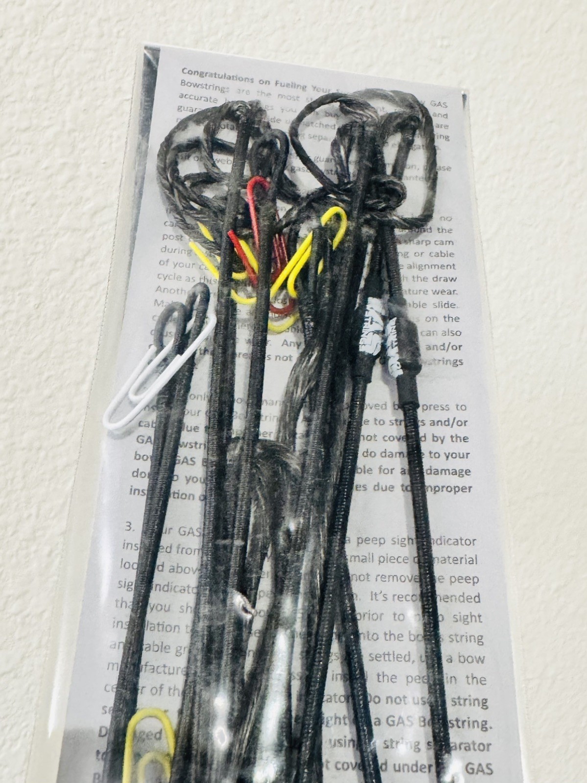 New GAS Bowstrings High Octane Elite Eon