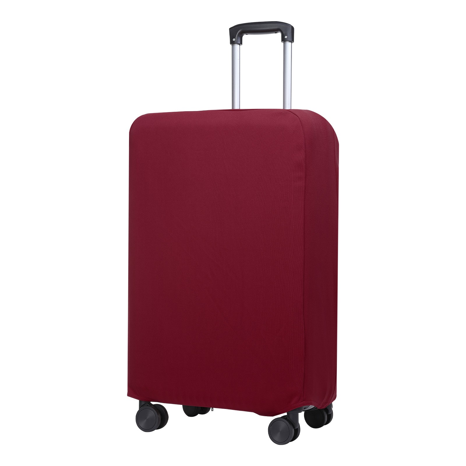 Luggage Cover, Suitcases Covers Fits 24-25 Inch Luggage for Travel Wine Red