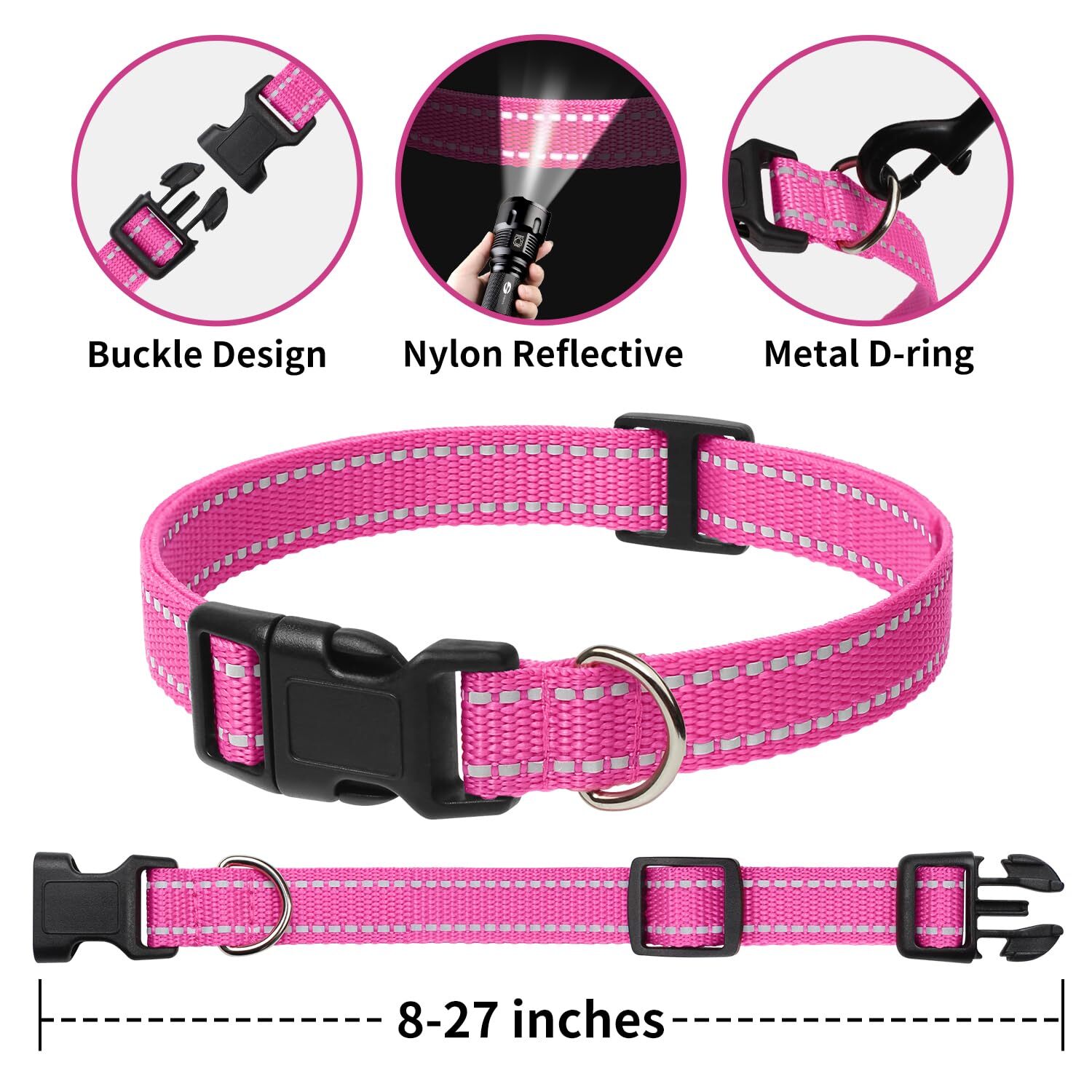 3-Packs Replacement Collar for Shock Collar E collar Bark Collar Replacement ...