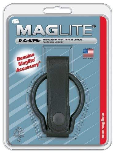 Black Plain Leather Belt Holder For Dcell Flashlight