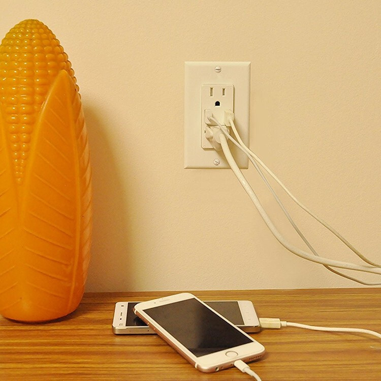 Outlet USB Fast Charger Duplex Receptacle Socket 15A Tamper Resistant UL Listed