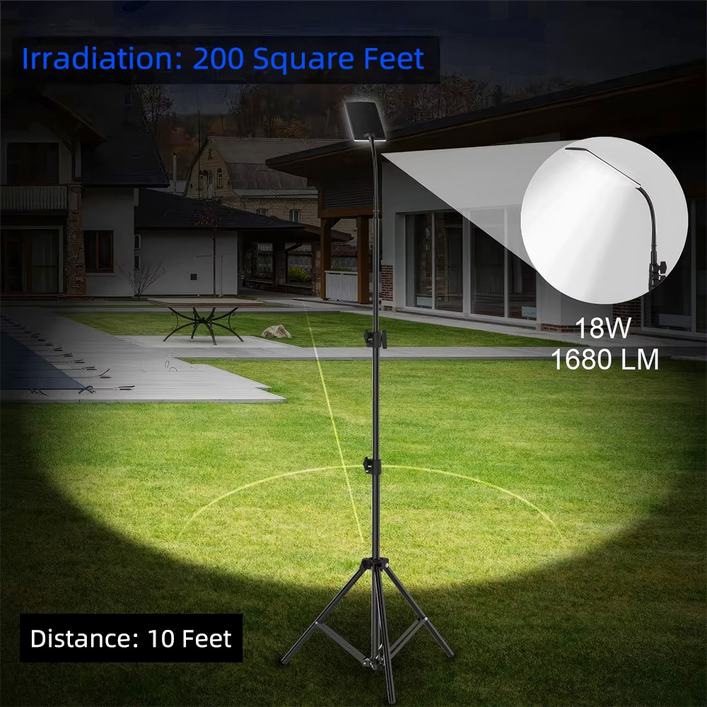 Outdoor Camping Light Super Bright LED Grill Light Work Light With Stand Tripod