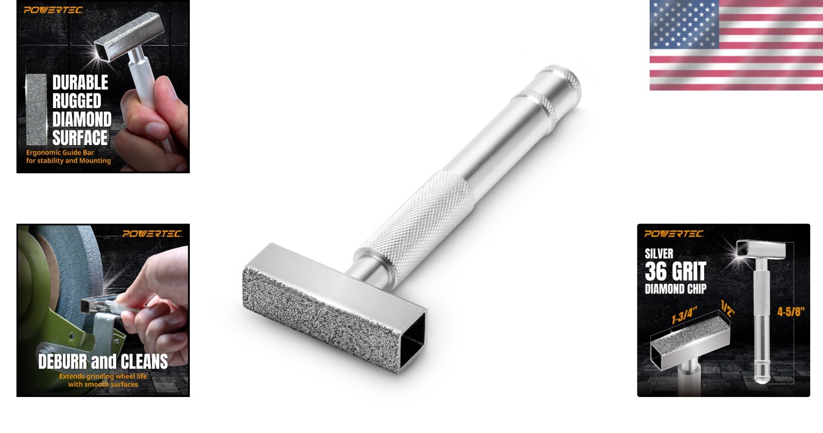 Durable Diamond Dressing Tool for Bench Grinders - Smooth & Revitalize Wheels
