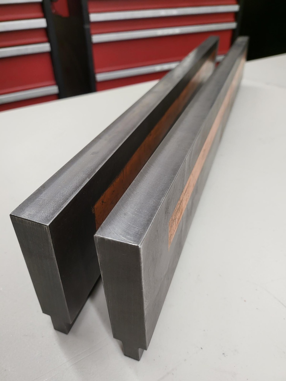 Press Brake Tooling Flattening Punch & Die Set 30.25" Long X 1" Wide X 4.75"