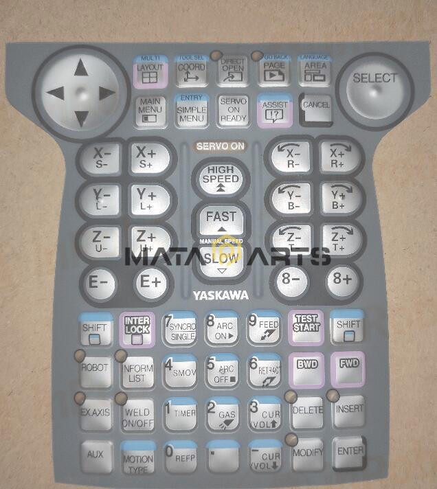 1PC YKS-701E FOR Yaskawa DX200 Teach Pendant JZRCR-YPP21-1 Membrane Keypad Film