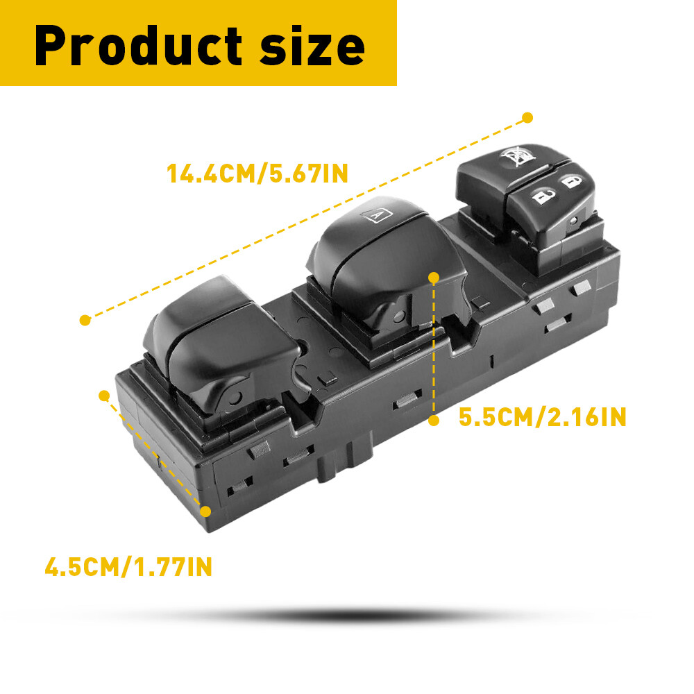 Left Driver Side For Nissan Altima 2013-2018 Power Window Master Control Switch