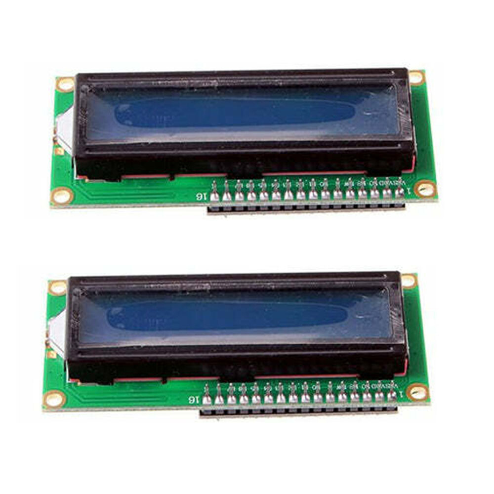 2PCS 1602 BLUE LCD HD44780 With IIC I2C Serial Interface Adapter Modules Display
