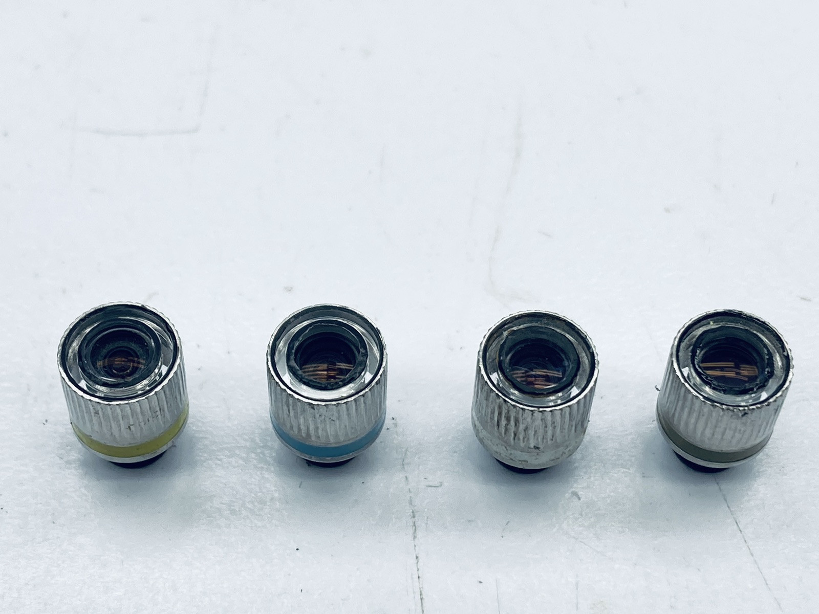 LOT OF 4 EVEREST VIDEOPROBE TIP ADAPTERS 8mm PROBE TIP OPTICS IPT820FF / IPT840