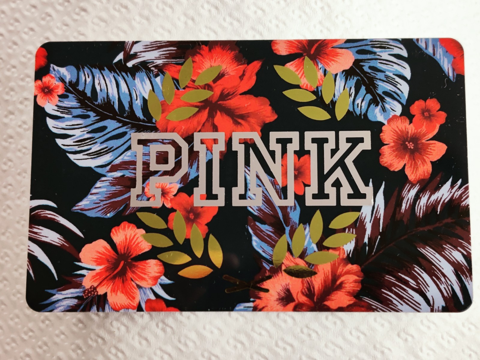 RARE VICTORIA SECRET PINK COLLECTIBLE CARD Hawaiian Hibiscus Victoria's