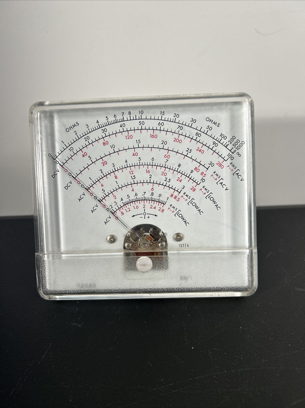 ohms meter 2 jewel 1322A. 0-1000