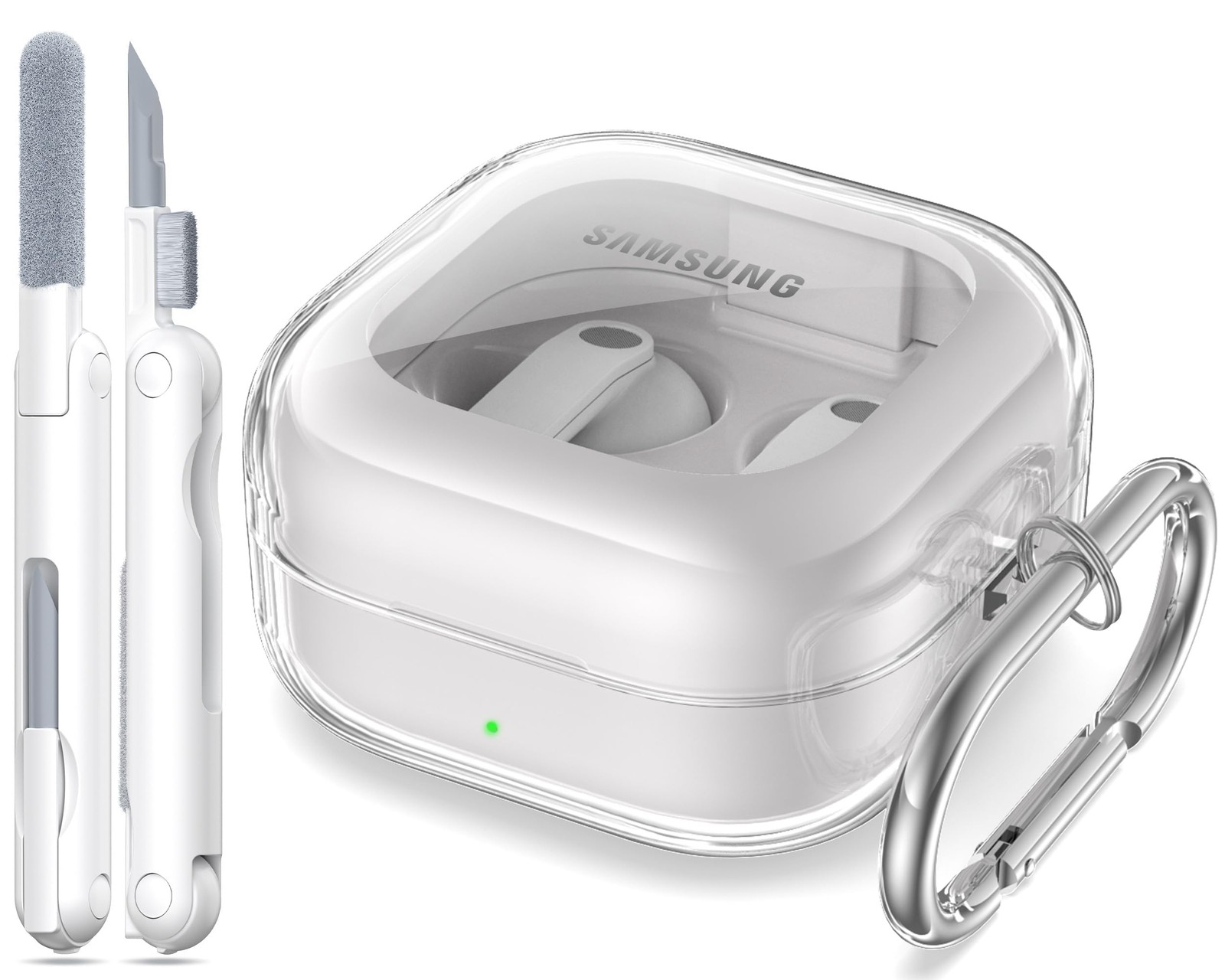 MHYALUDO for Samsung Galaxy Buds 4 Pro/Buds 4 4 Pro Case, White