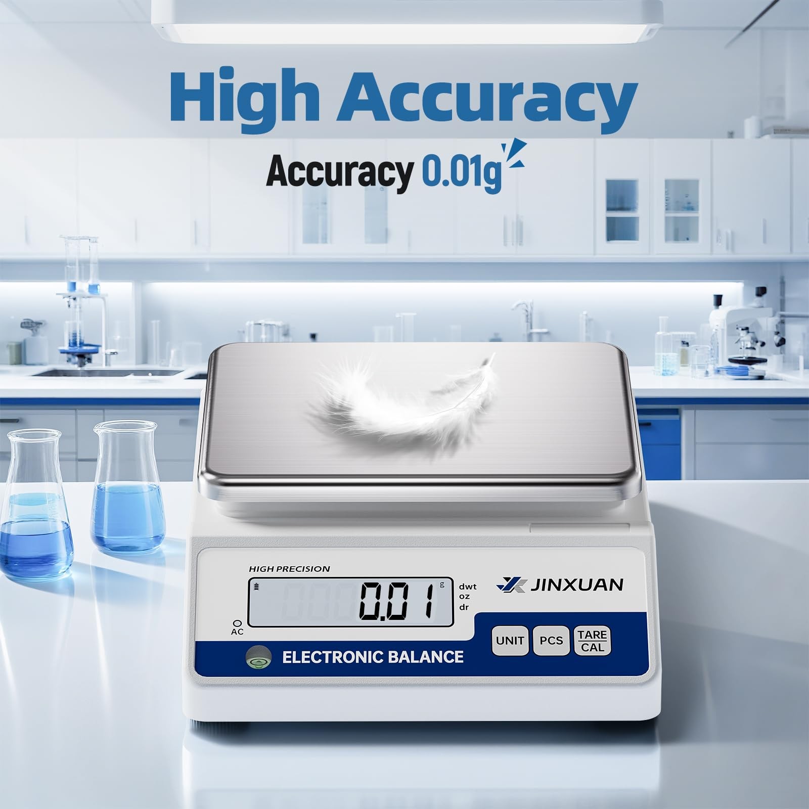 Lab Scale 1000g Digital Scale 0.01 Gram Accuracy High Precision Scale