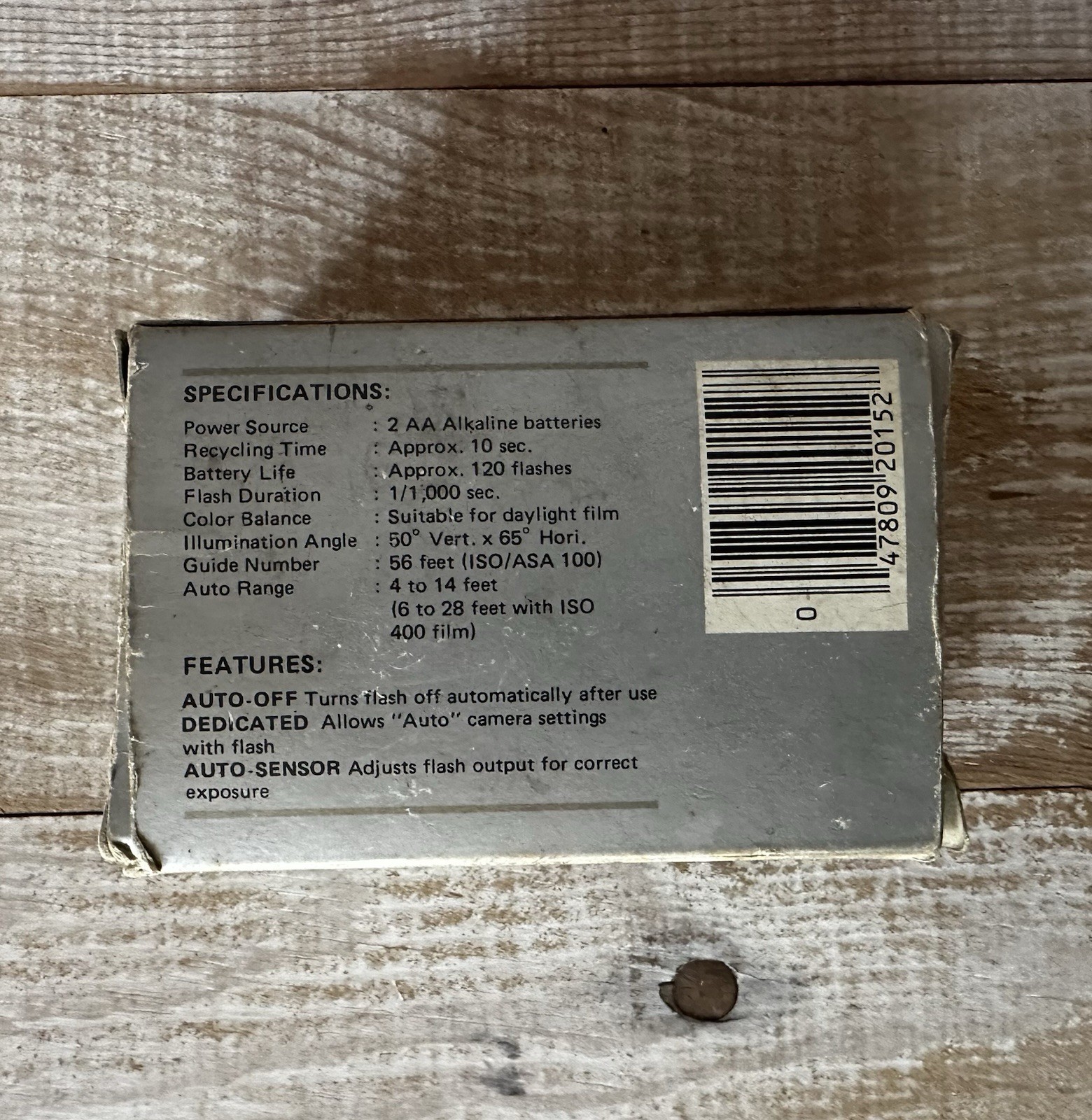Focal DA-200S-C Dedicated Automatic Flash 20-01-52 camera flash