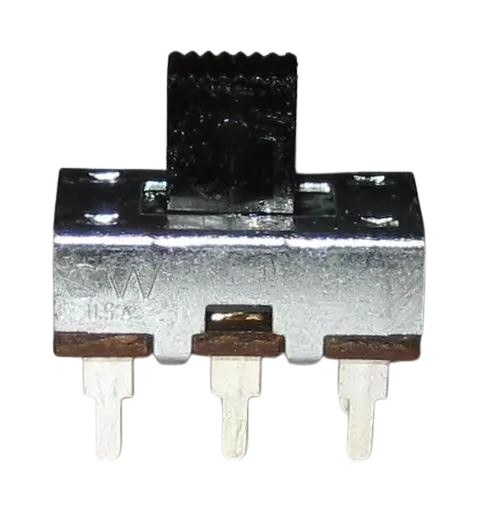 5/10/20pcs - 3A DPDT Slide Switch, 125VAC, Metal Body, PC Board Mount, 6 Contact