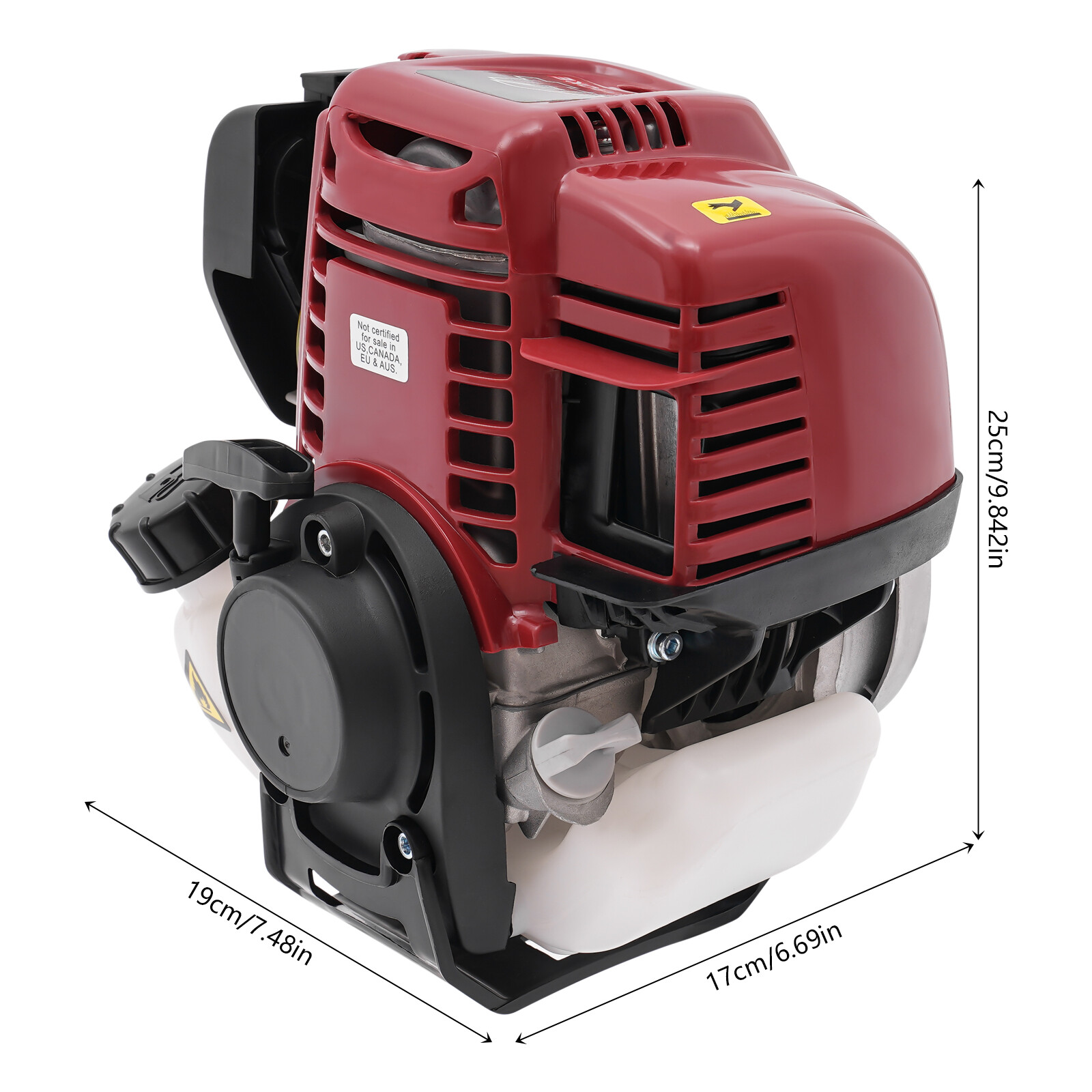 37.7cc 1kW Pull Start Gas Engine Motor Power 4 Stroke Air-cooled Single-cylinder