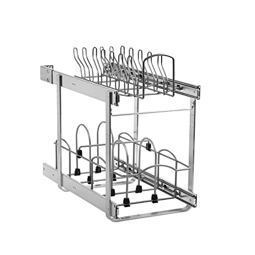 Pull Out Cookware Organizer 2 Tier