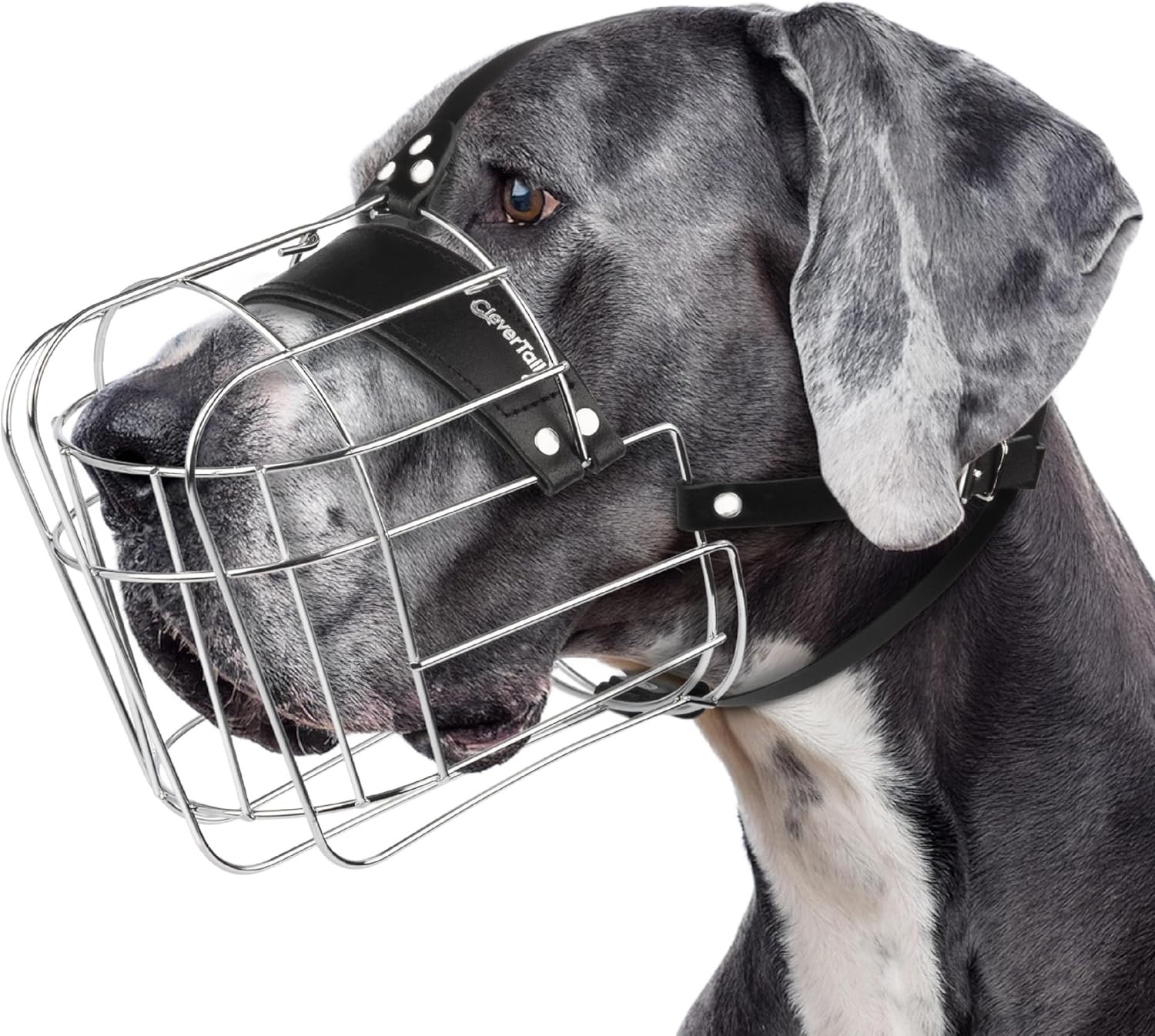 Extra Large Dog Muzzle for Great Dane – Cage Muzzles for Barking and Prevent ...