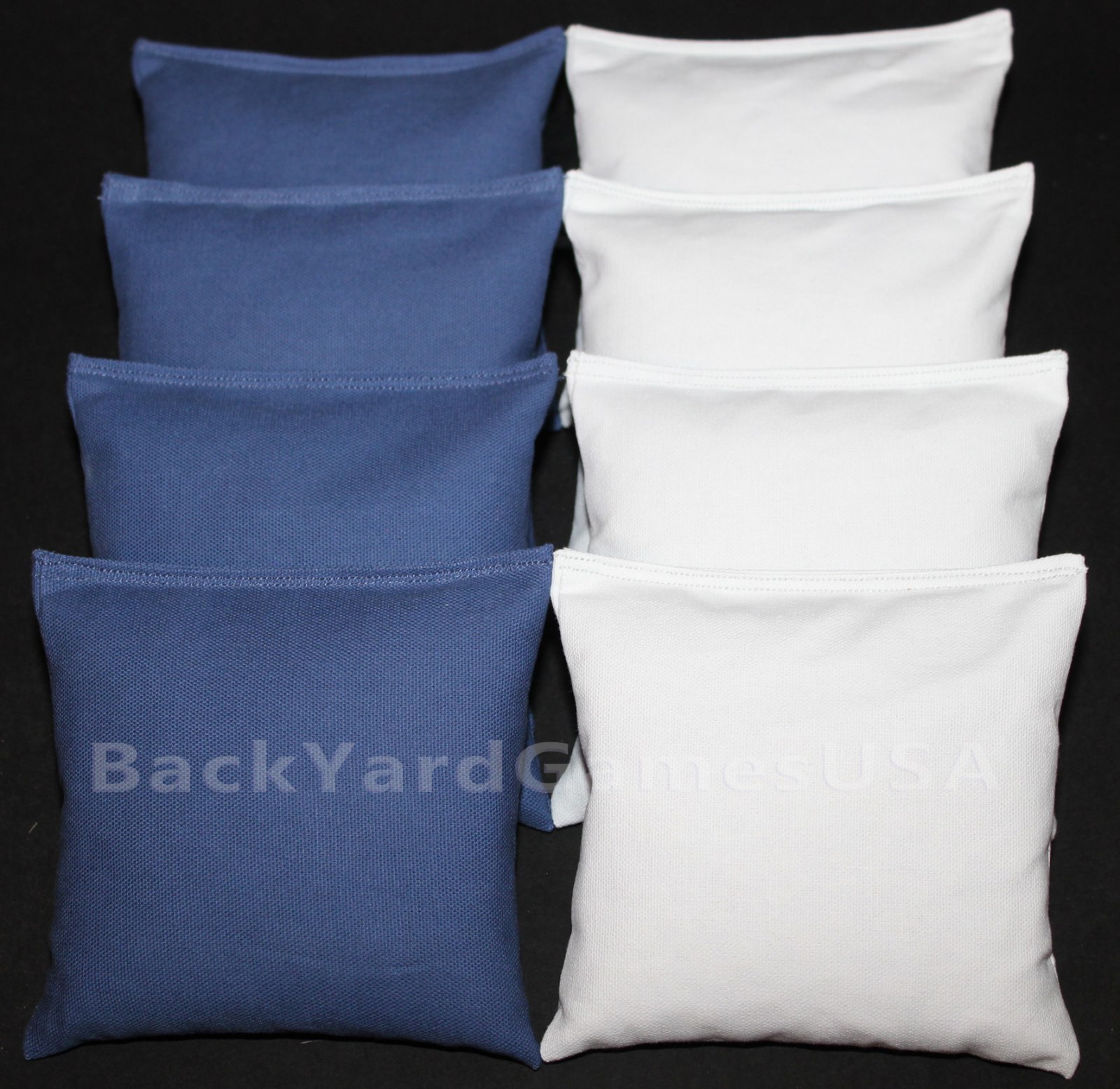 CORNHOLE BEAN BAGS Blue & White All Weather Bags