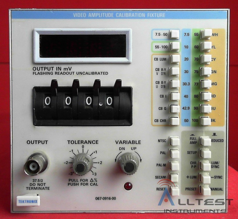 Tektronix 067-0916-00  Video Amplitude Calibrator