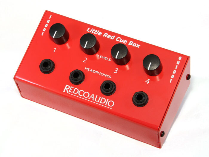 Redco Little Red Cue Box 4-channel Headphone Distribution w/ Volume Controls