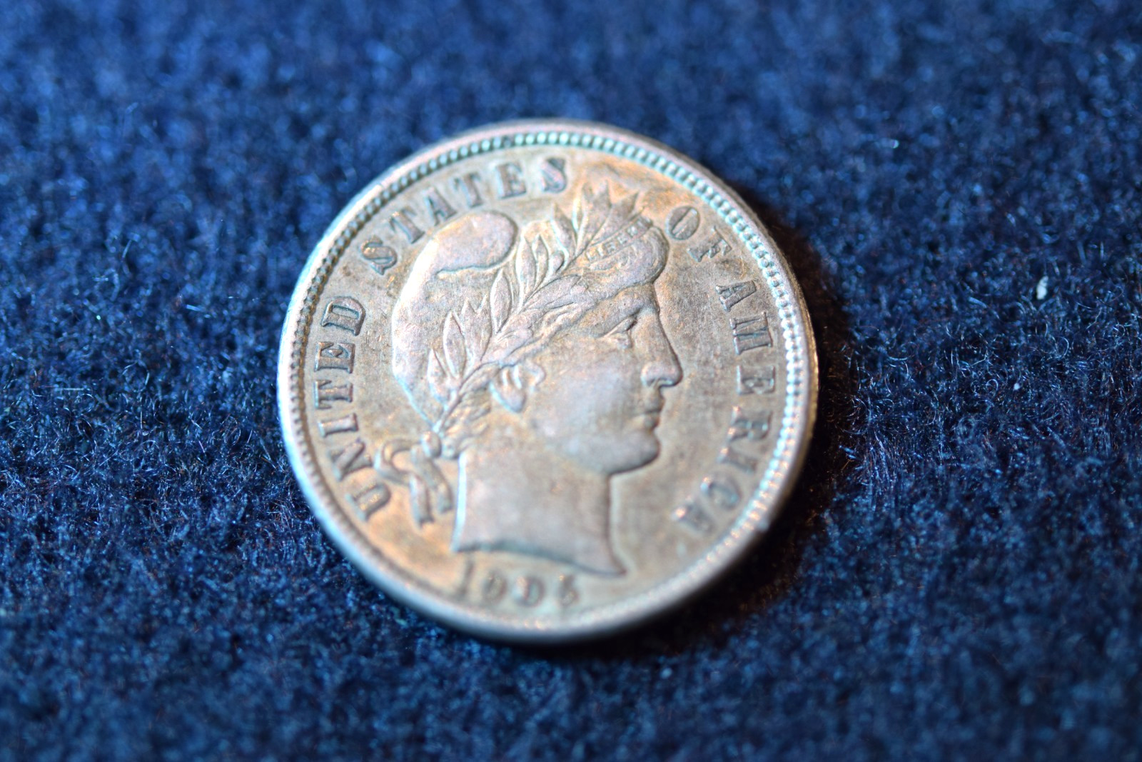 1905 BARBER DIME SUPERIOR FULL "LIBERTY" COIN!!  #55