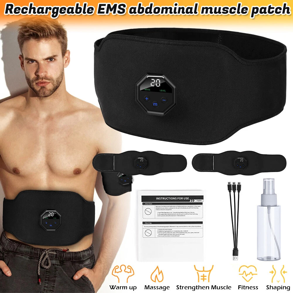 2026 Muscle Stimulator EMS Ab Trainer Tens Men Portable Stimulater Abs Massager