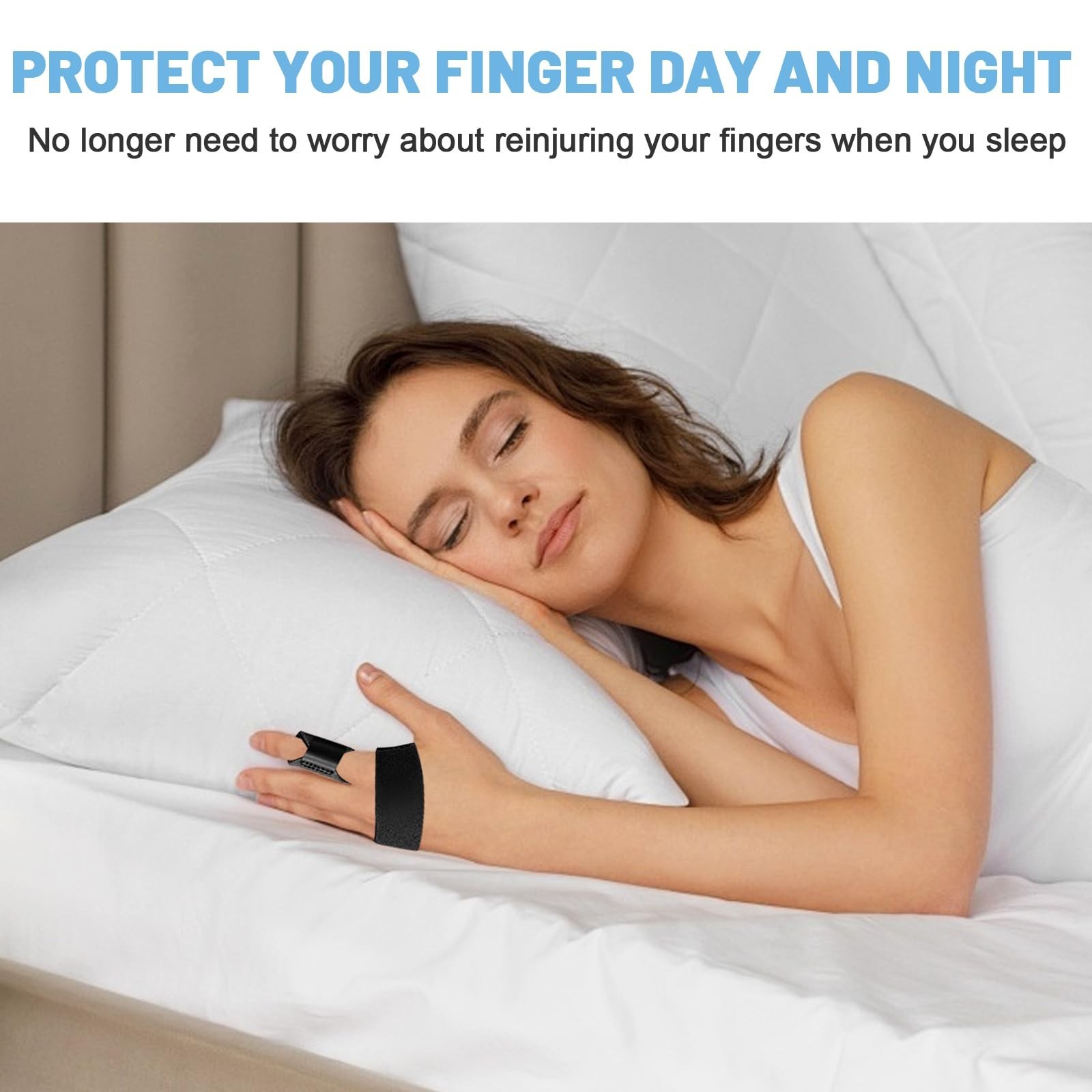 Trigger Finger Splint,Finger Brace Support Stabilizer for Arthritis, Injury &...