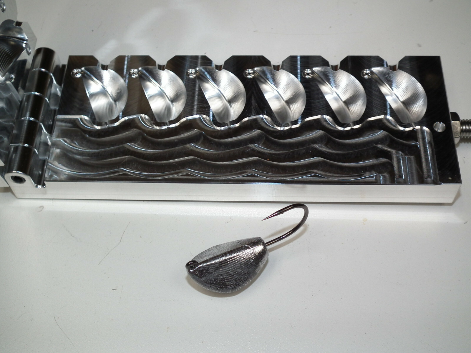 Saltwater Banana NC Jig Production mold 3oz 32824 CNC Aluminum Tog Sheepshead