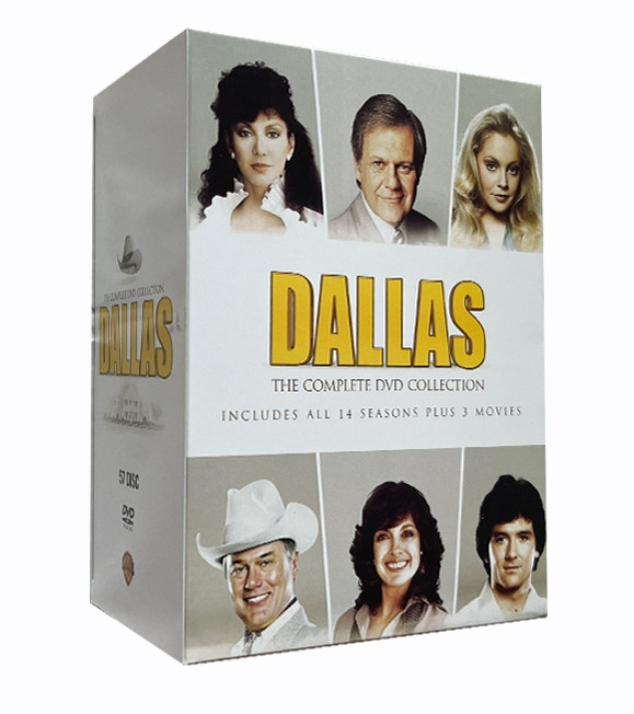 DALLAS THE COMPLETE TV SERIES SEASONS 1–14 (57-DiSCS)+3 Movies Free Ship