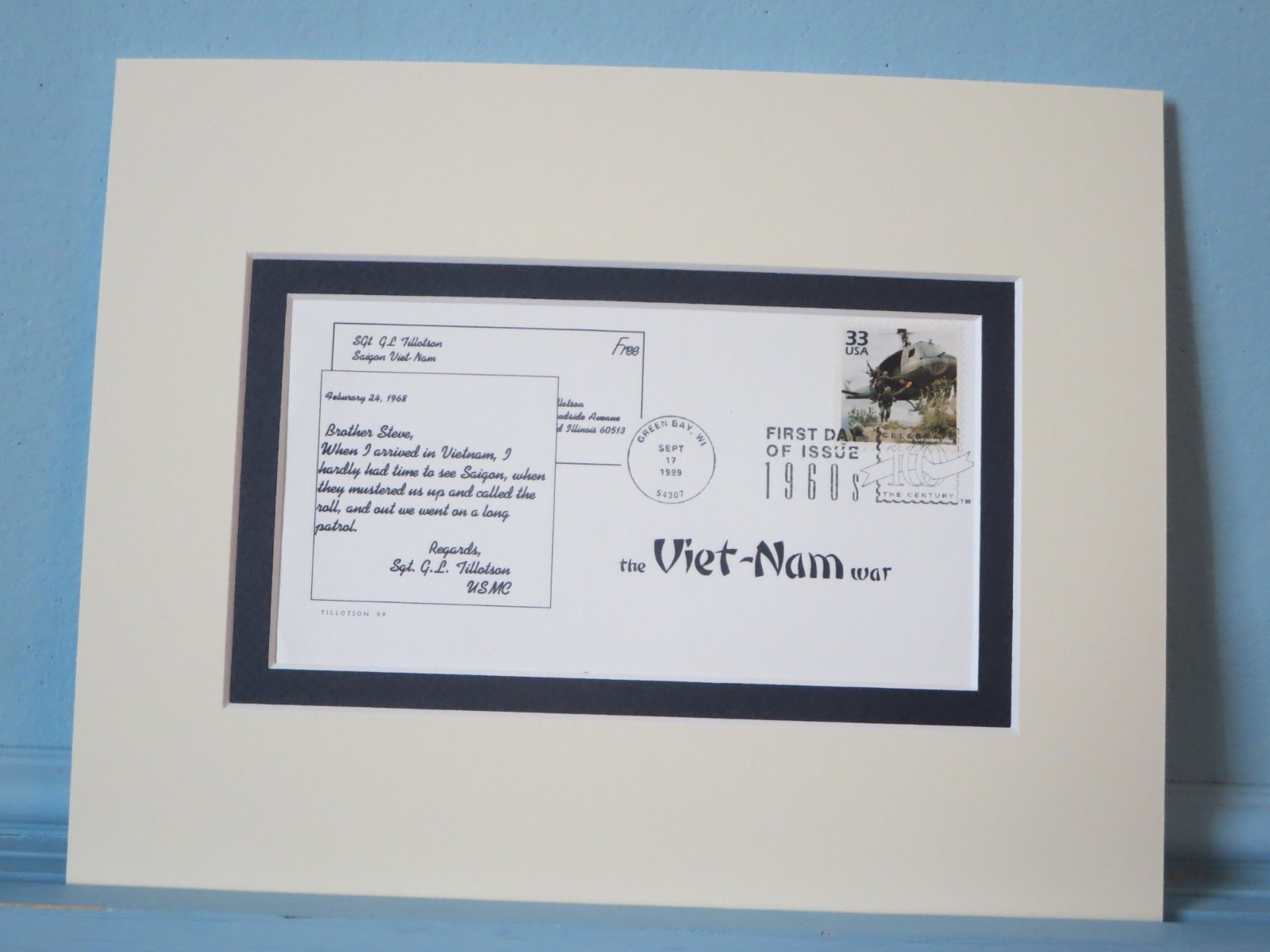 Honoring Vietnam War Veterans & First Day Cover of the Vietnam War stamp
