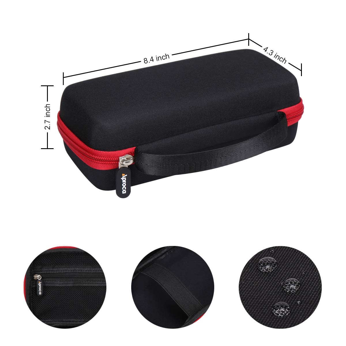 Aproca Case Compatible with AstroAI TRMS 6000 Digital Multimeter Analyzer Red