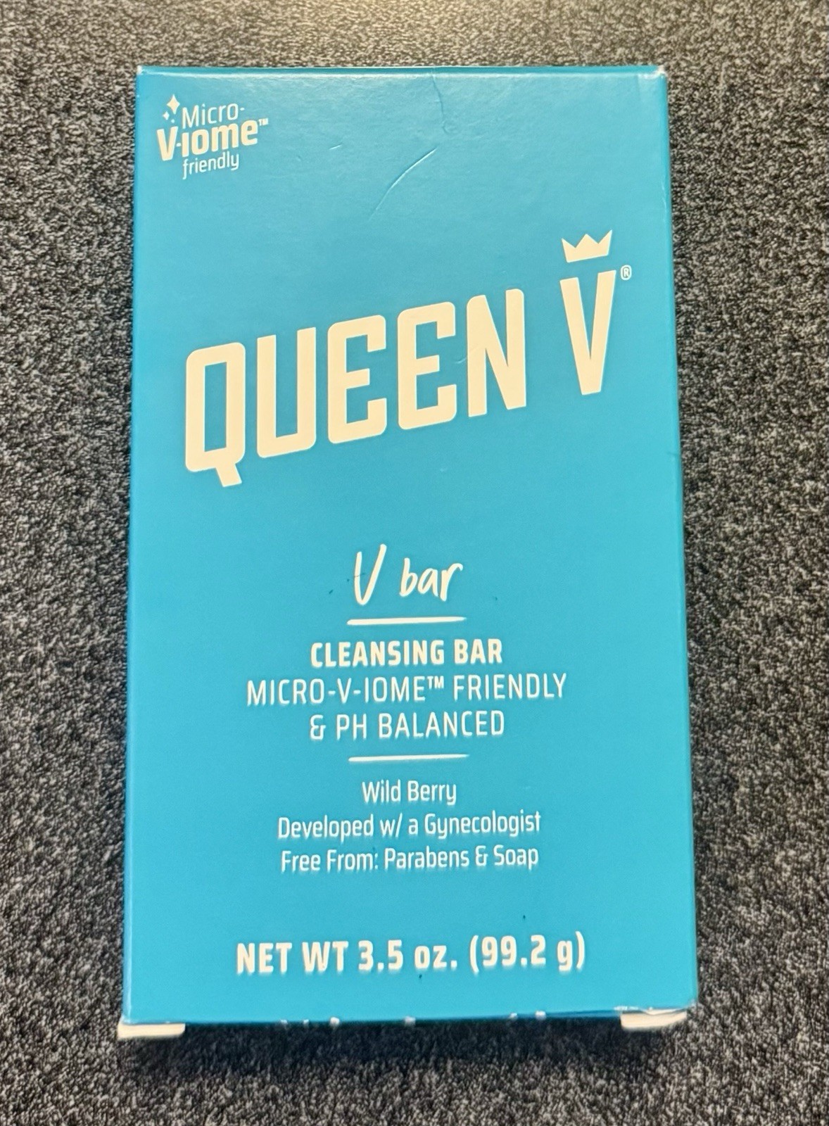 Queen V-Bar Feminine Care NIB Wild Berry Microbiome-Friendly pH Balanced 3.5 oz