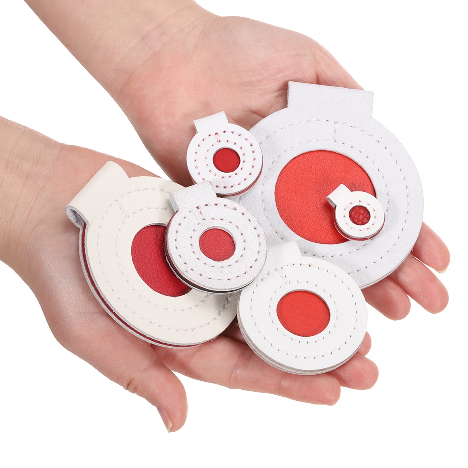7Pcs Microfiber Bullseye Targets for Shooting Practice 5cm
