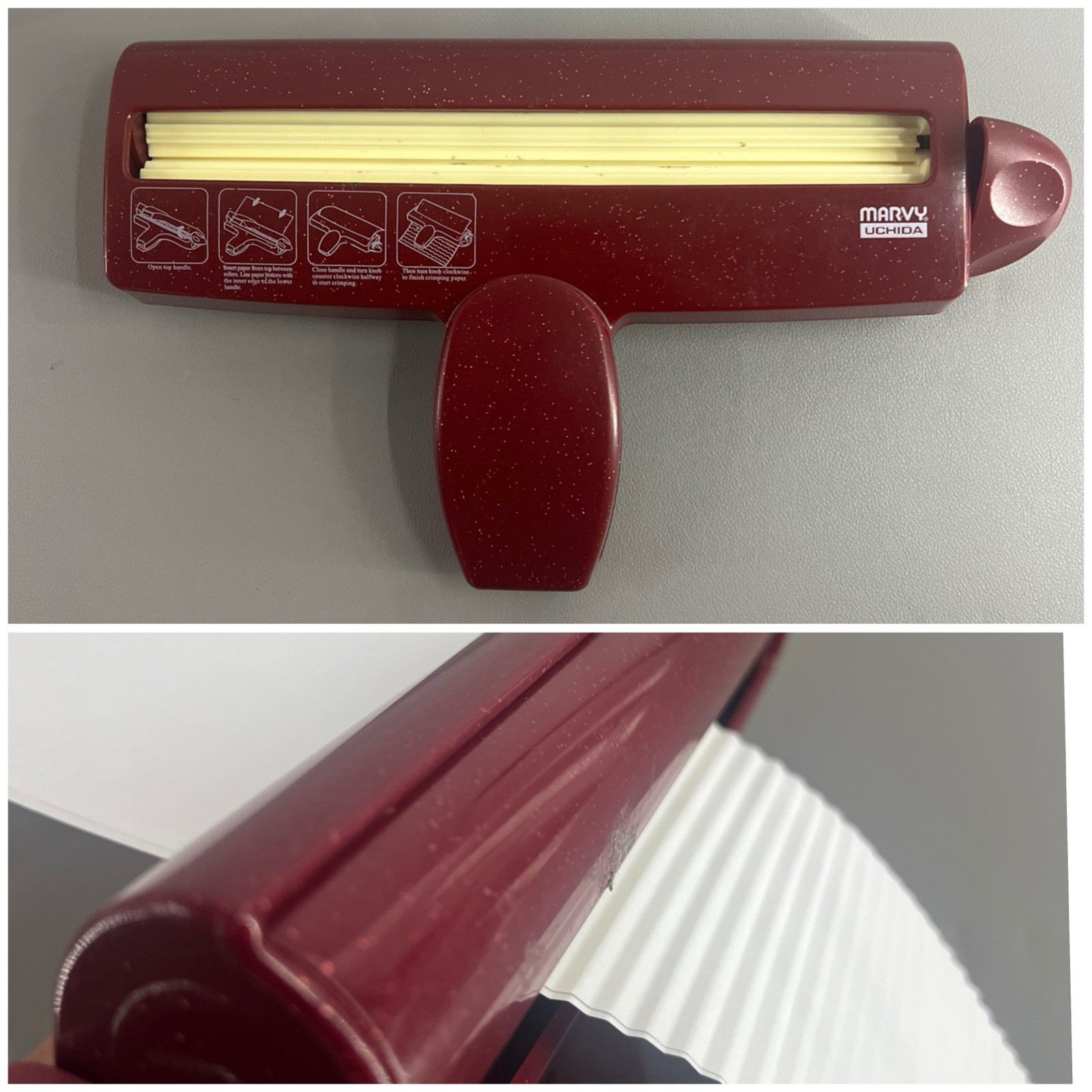 Marvy Uchida 8.5-inch Straight Corru-gator Paper Crimper