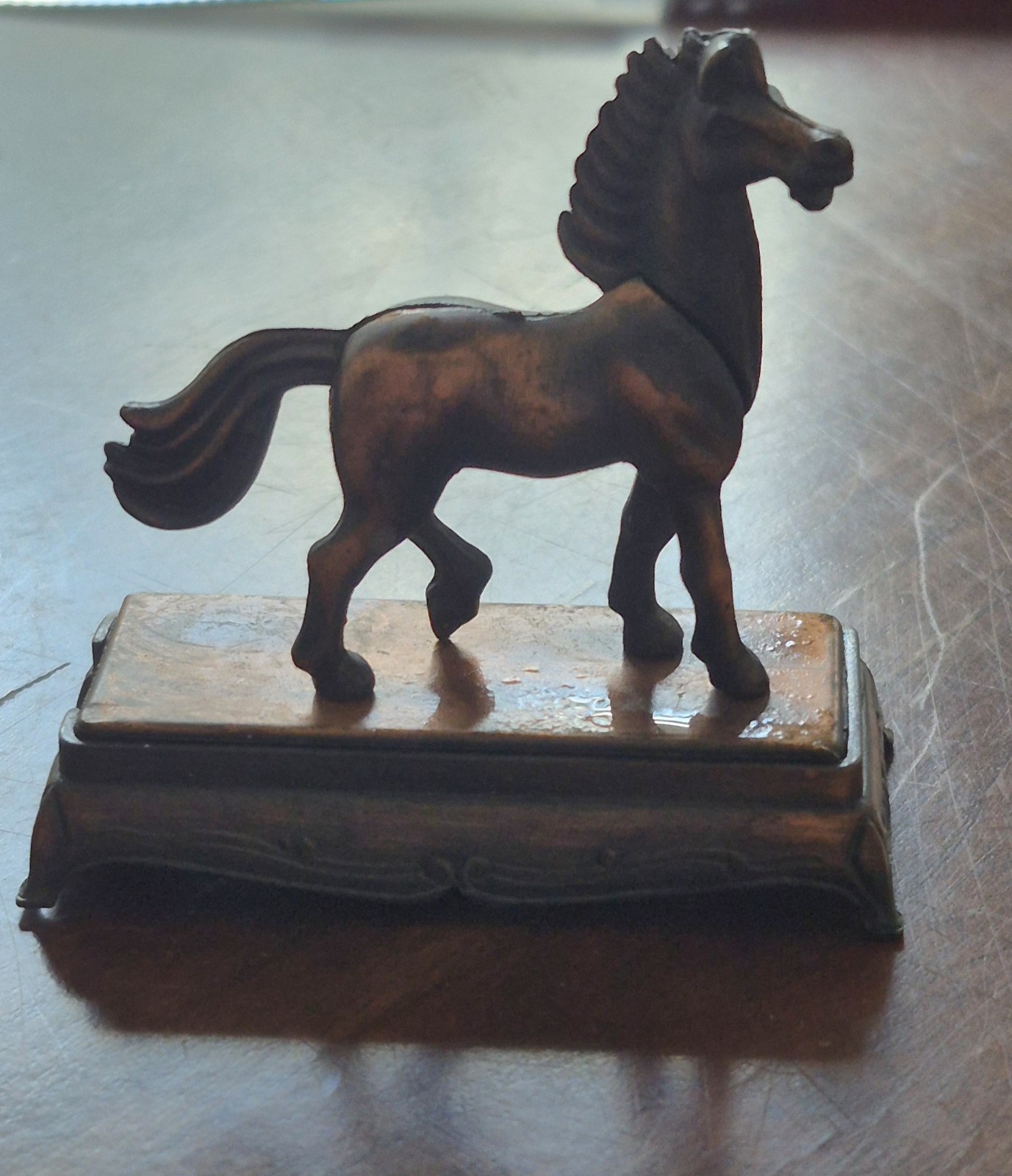 Horse Bronze Color Metal Collectible Pencil Sharpener
