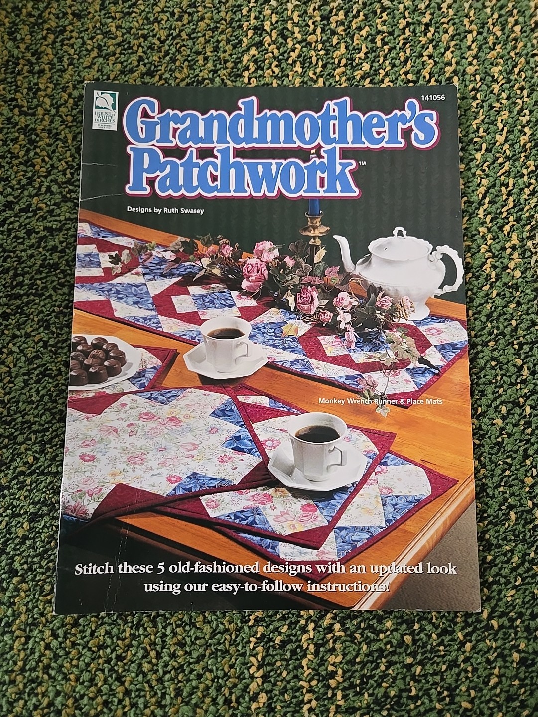 Grandmother's Patchwork  Sewing Craft Book Ruth Swasey 5 Designs Nine patch++