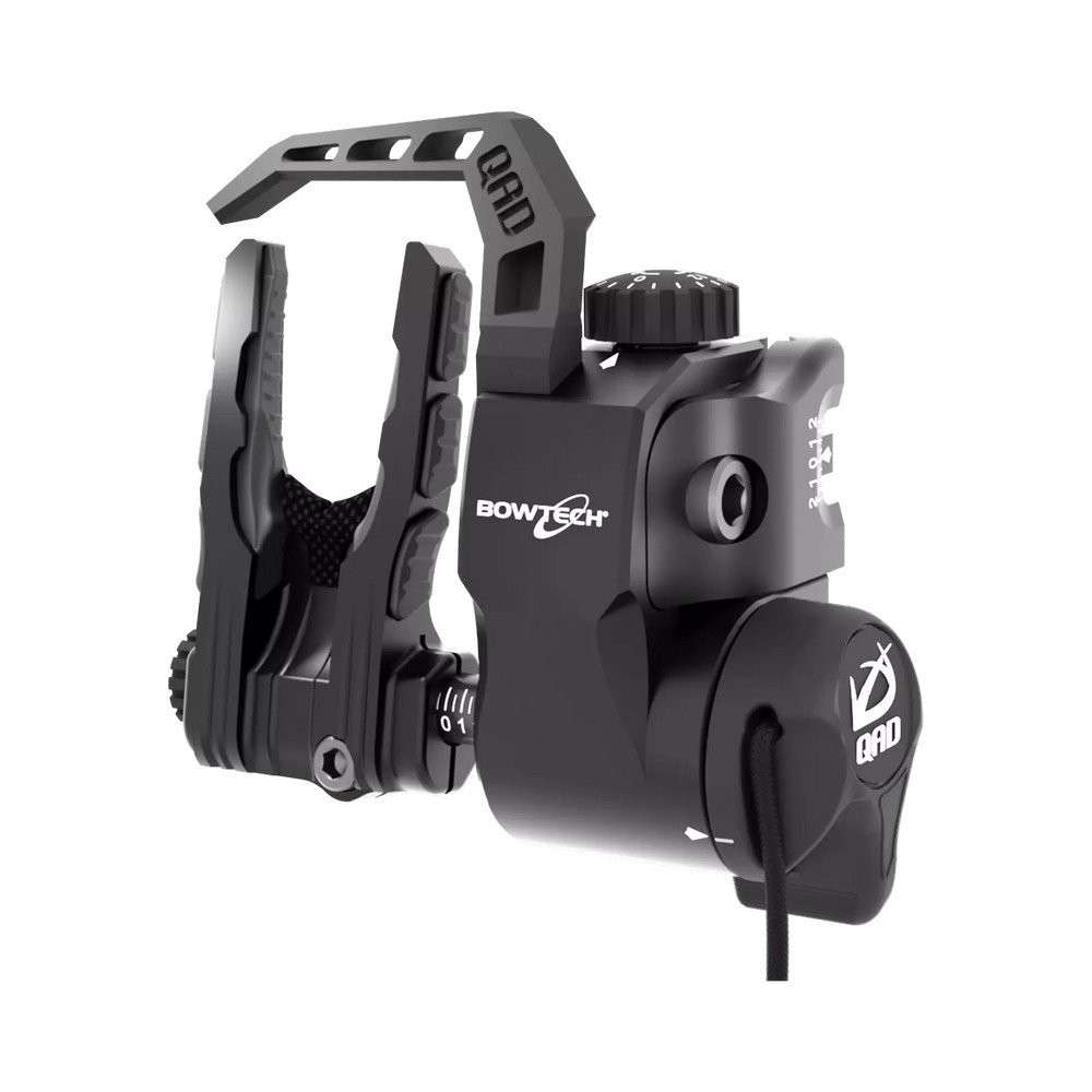 Qad Arrow Rest Integrate Mx2 Bowtech Black Aluminum - UBMX2BK-R