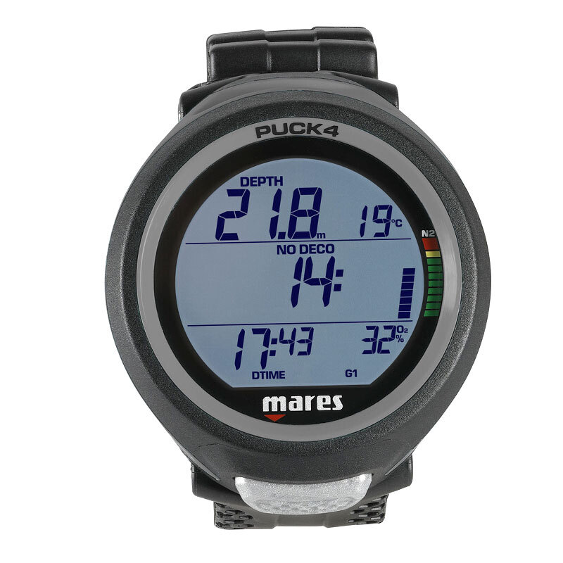 Mares Puck 4 Black Diving Computer with Bluetooth