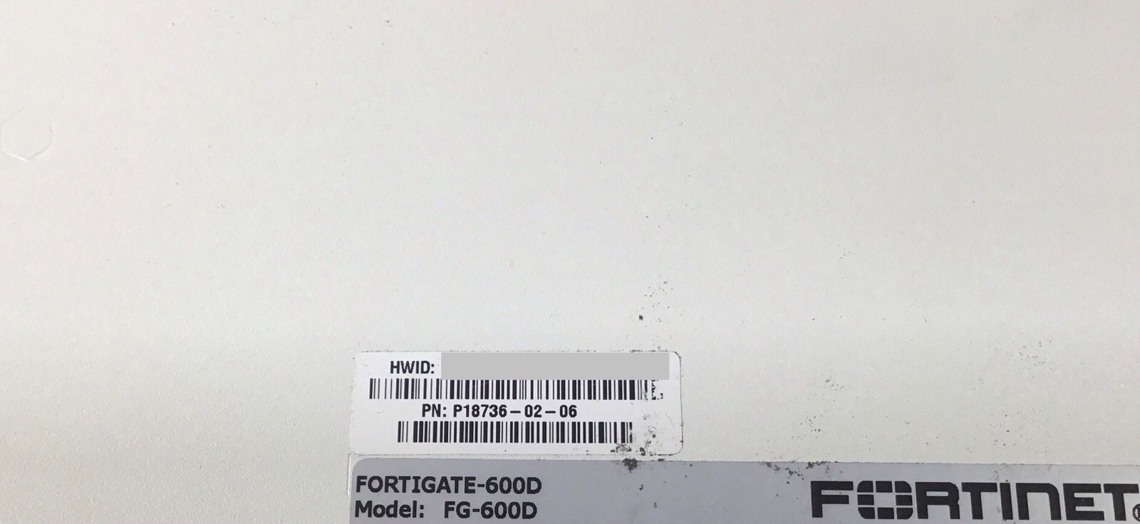 Fortinet FG-600D Network Security Firewall Appliance