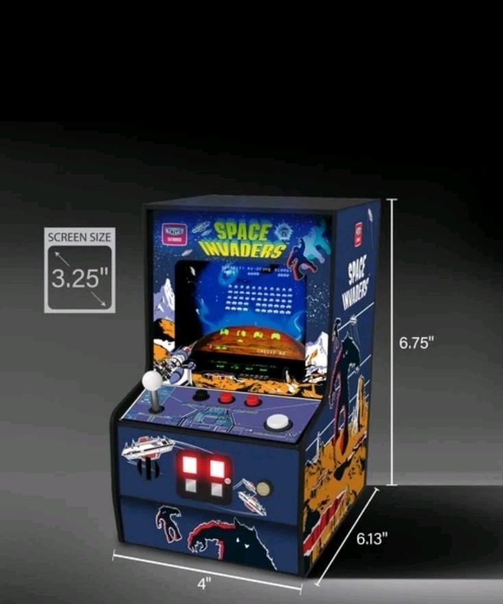 My Arcade Space Invaders Micro Player: Mini Arcade Machine Video Game(Fast Ship)