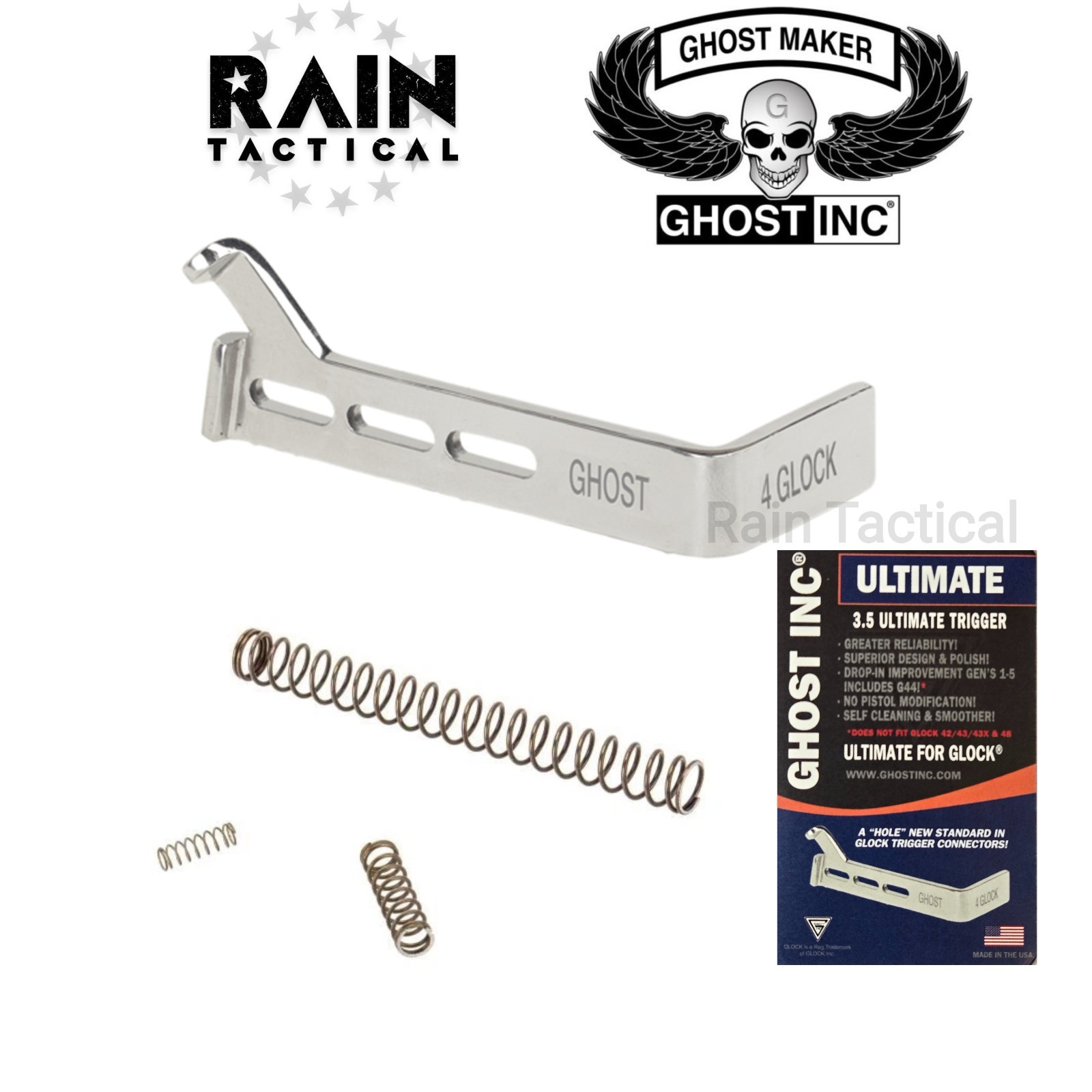 Ghost Ultimate 3.5lb Trigger Connector & Spring KIT Plus 50% For Glock GEN 5-6-V
