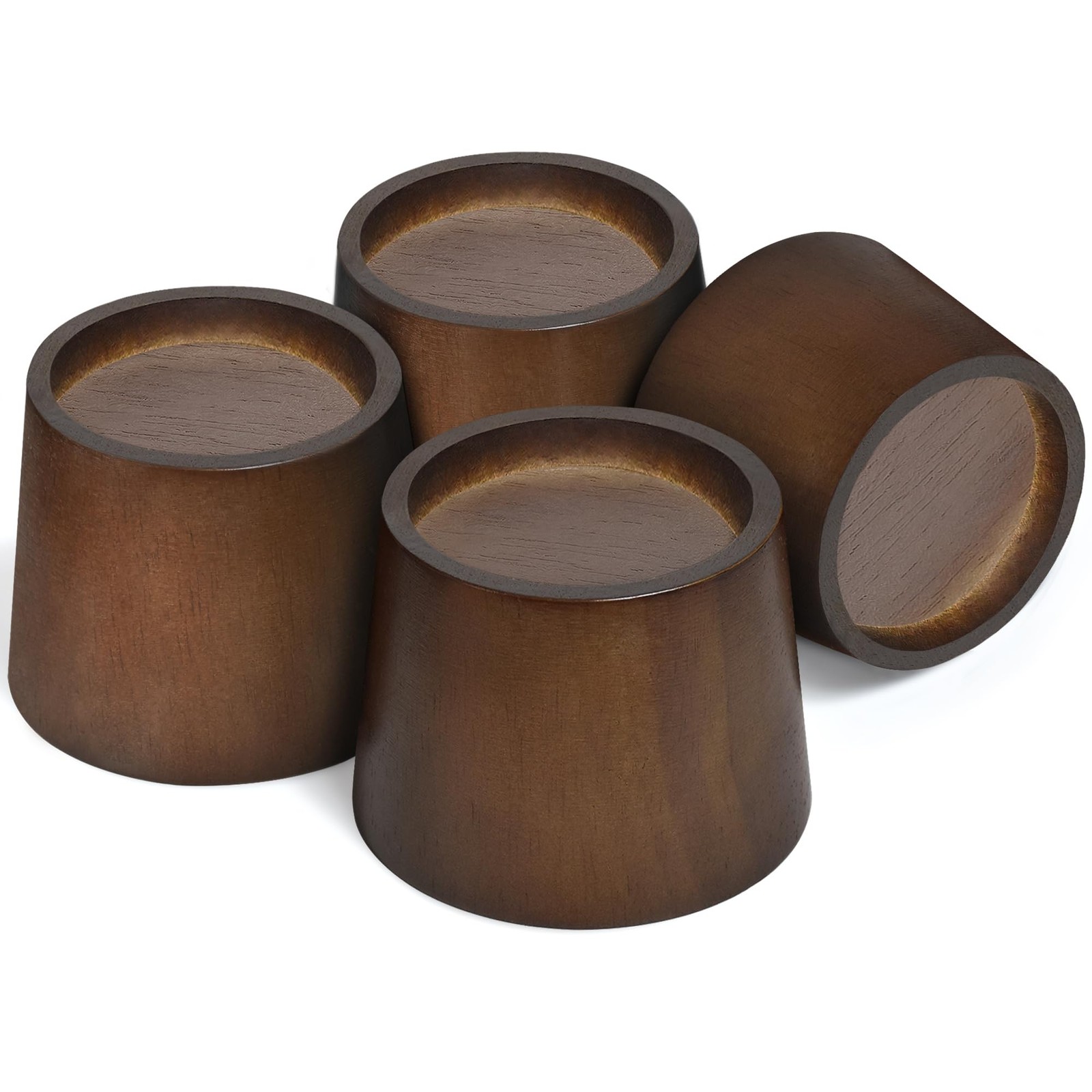 Wood Bed Risers (2 inch Round 4pcs)