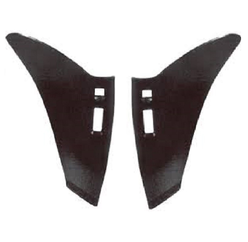 Turn Shovel Sweeps 6" x 10" x 3/16" Thickness x (2) 7/16" Bolt Holes 10UBR -